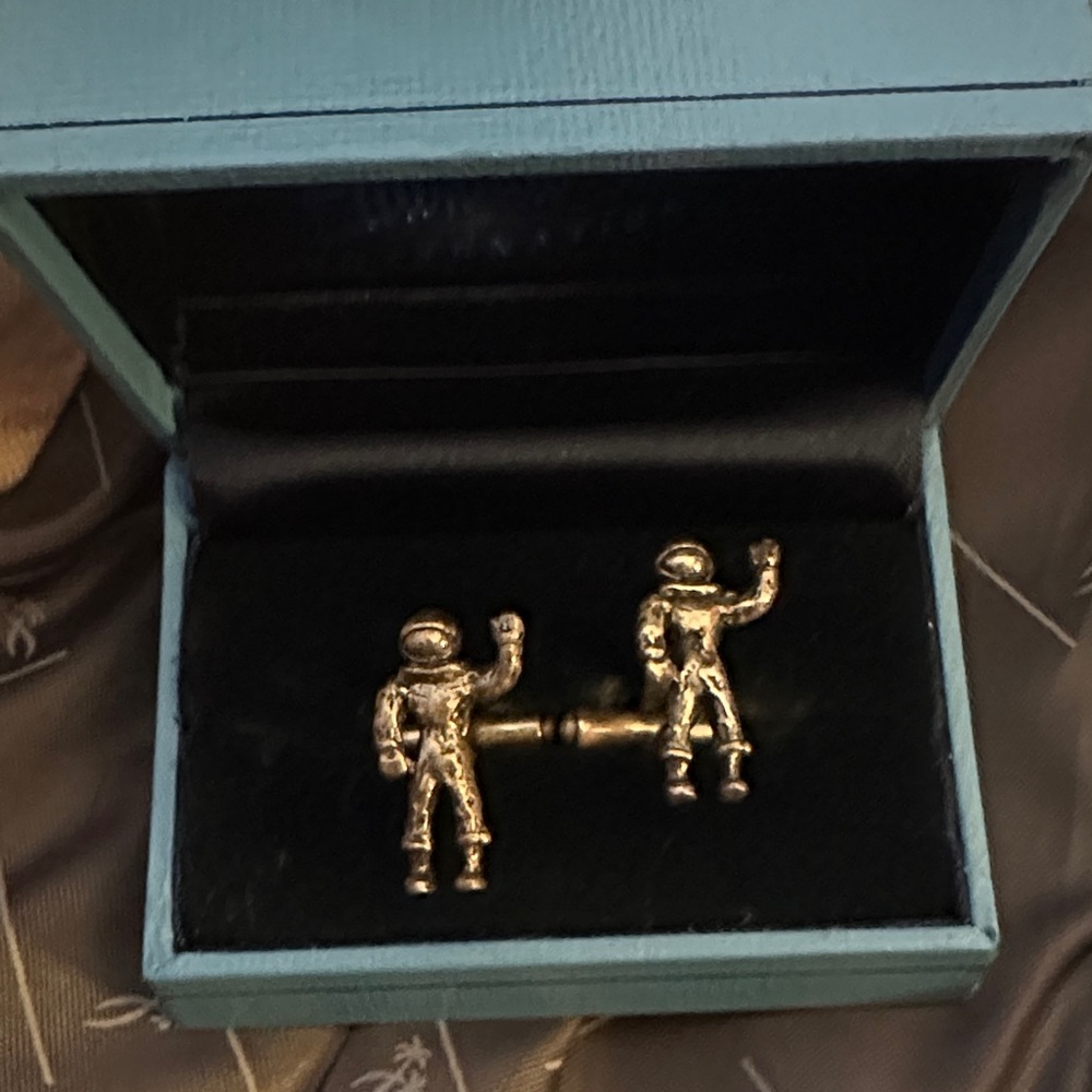 ECI Silver Astronaut Cuff Links